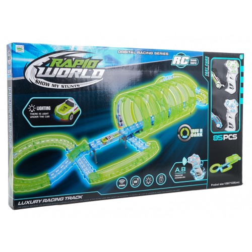 Závodní dráha Glow in the Dark 85ks.