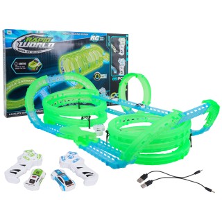 Závodní dráha Glow in the Dark 83ks.