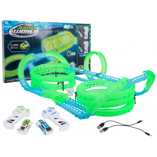 Závodní dráha Glow in the Dark 83ks.