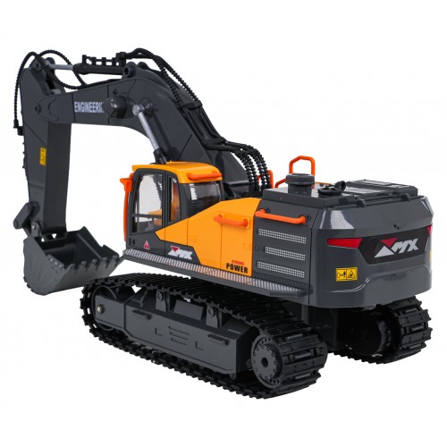 R/C bagr s kovovou lopatou a funkcí kouře
