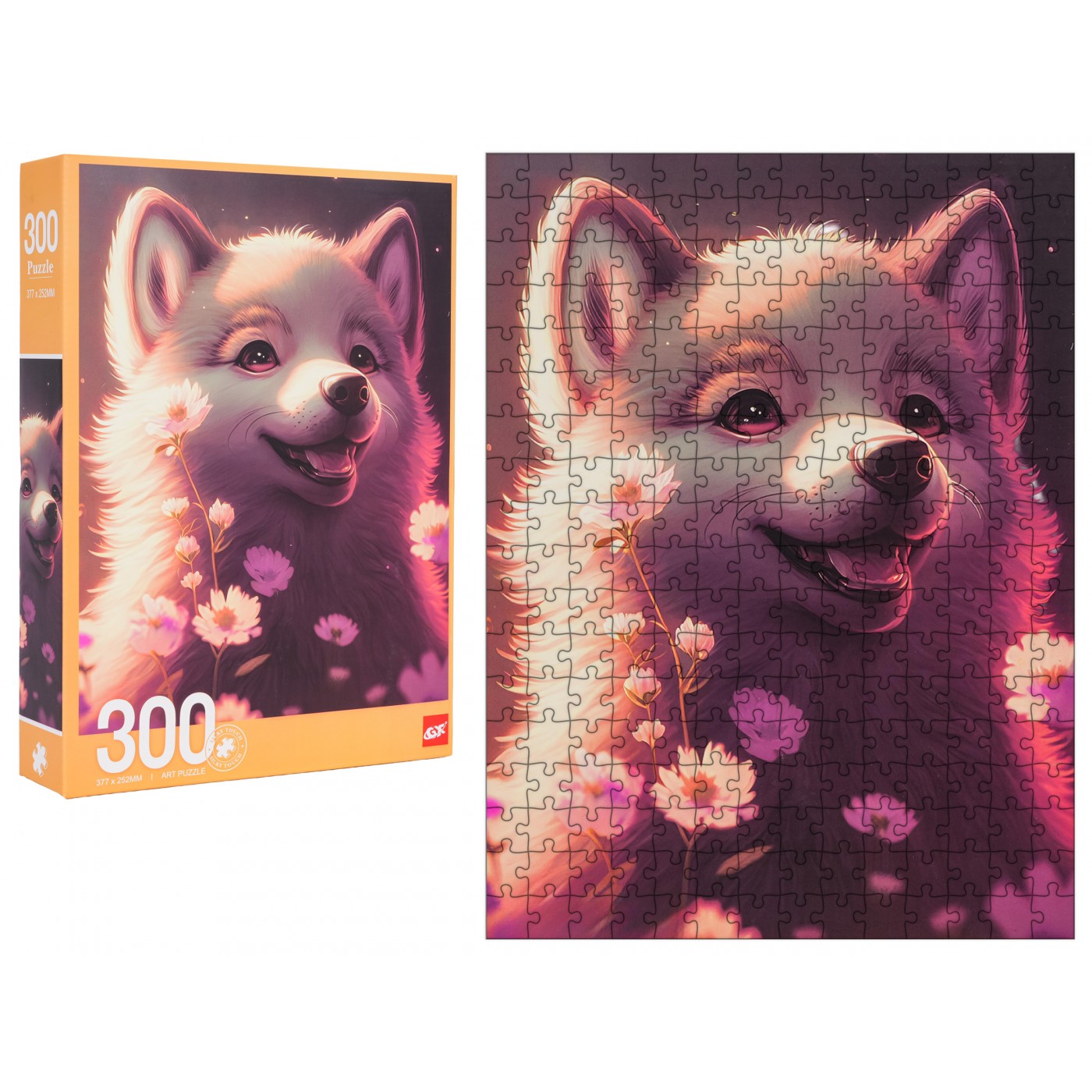 Sada puzzle 300ks. Malý pes