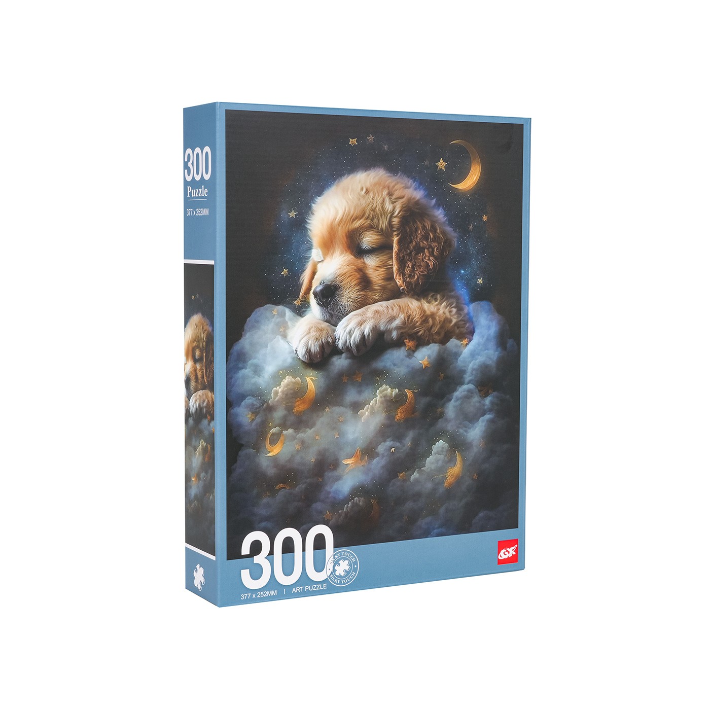 Sada puzzle 300ks. Pes v oblacích
