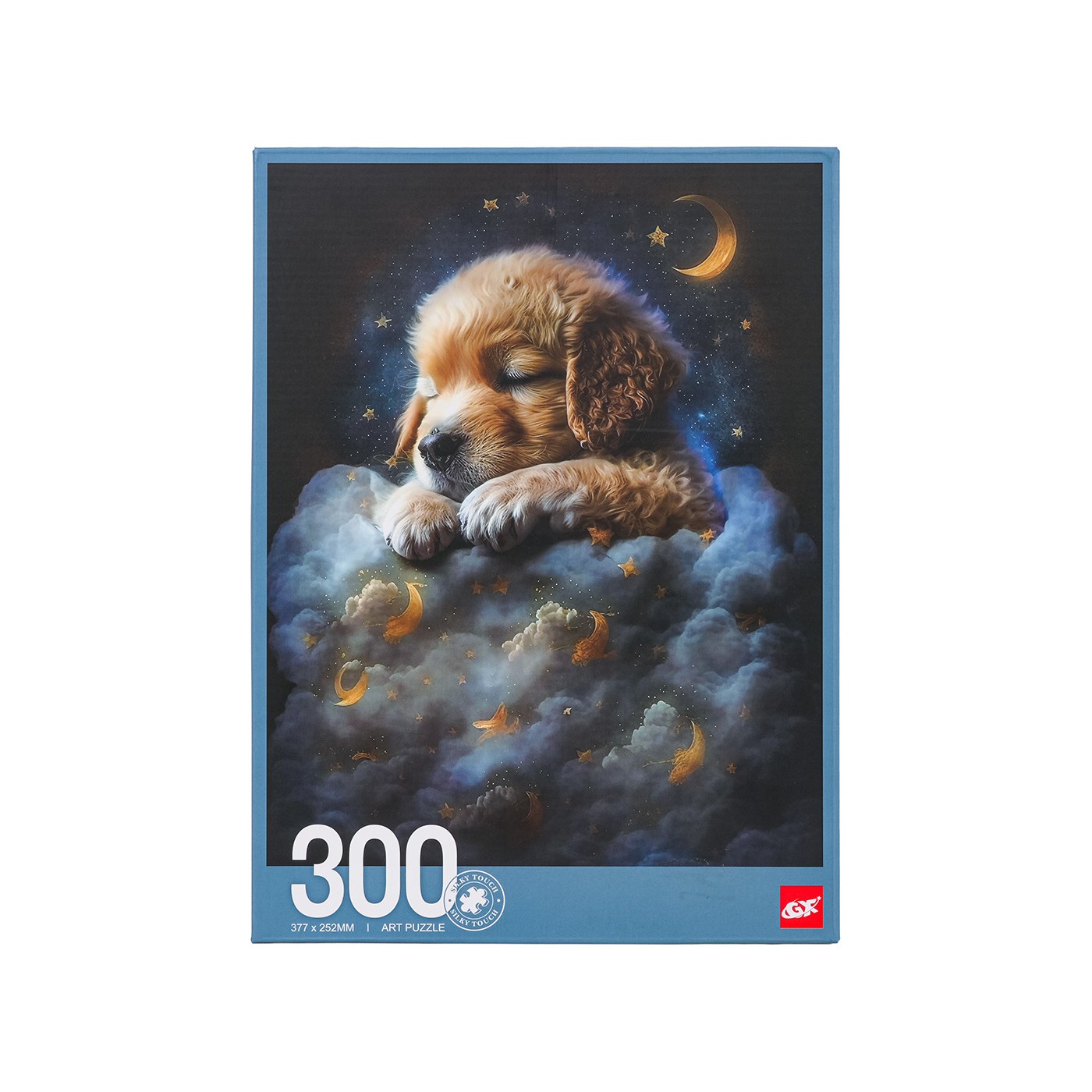 Sada puzzle 300ks. Pes v oblacích