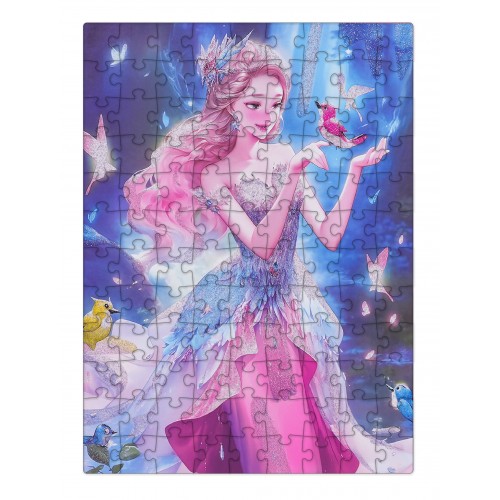 Sada puzzle 100ks. Princezna Pink