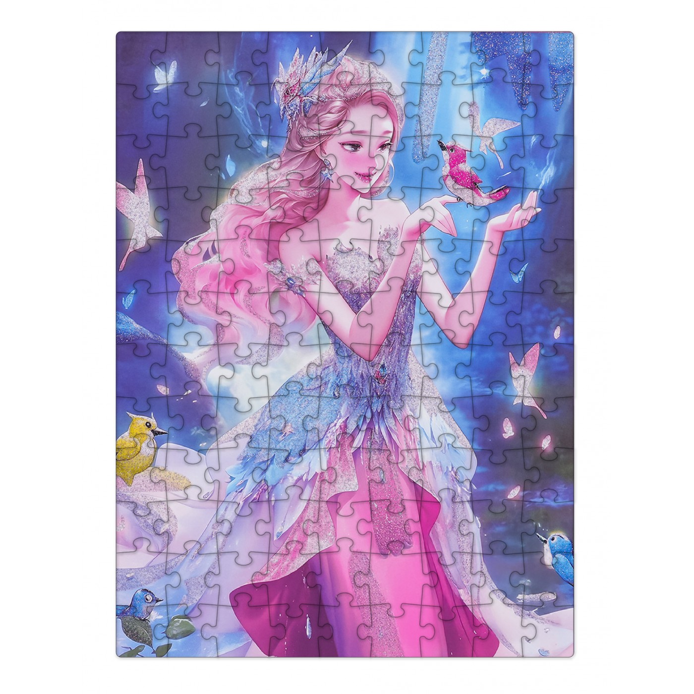 Sada puzzle 100ks. Princezna Pink