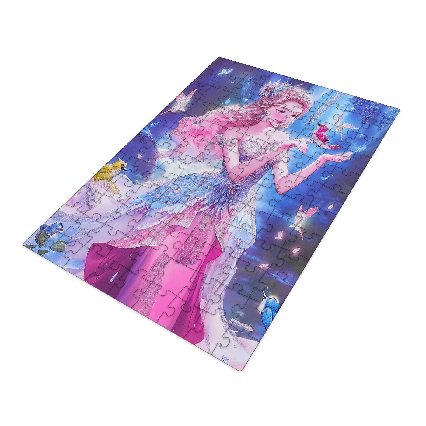 Sada puzzle 100ks. Princezna Pink