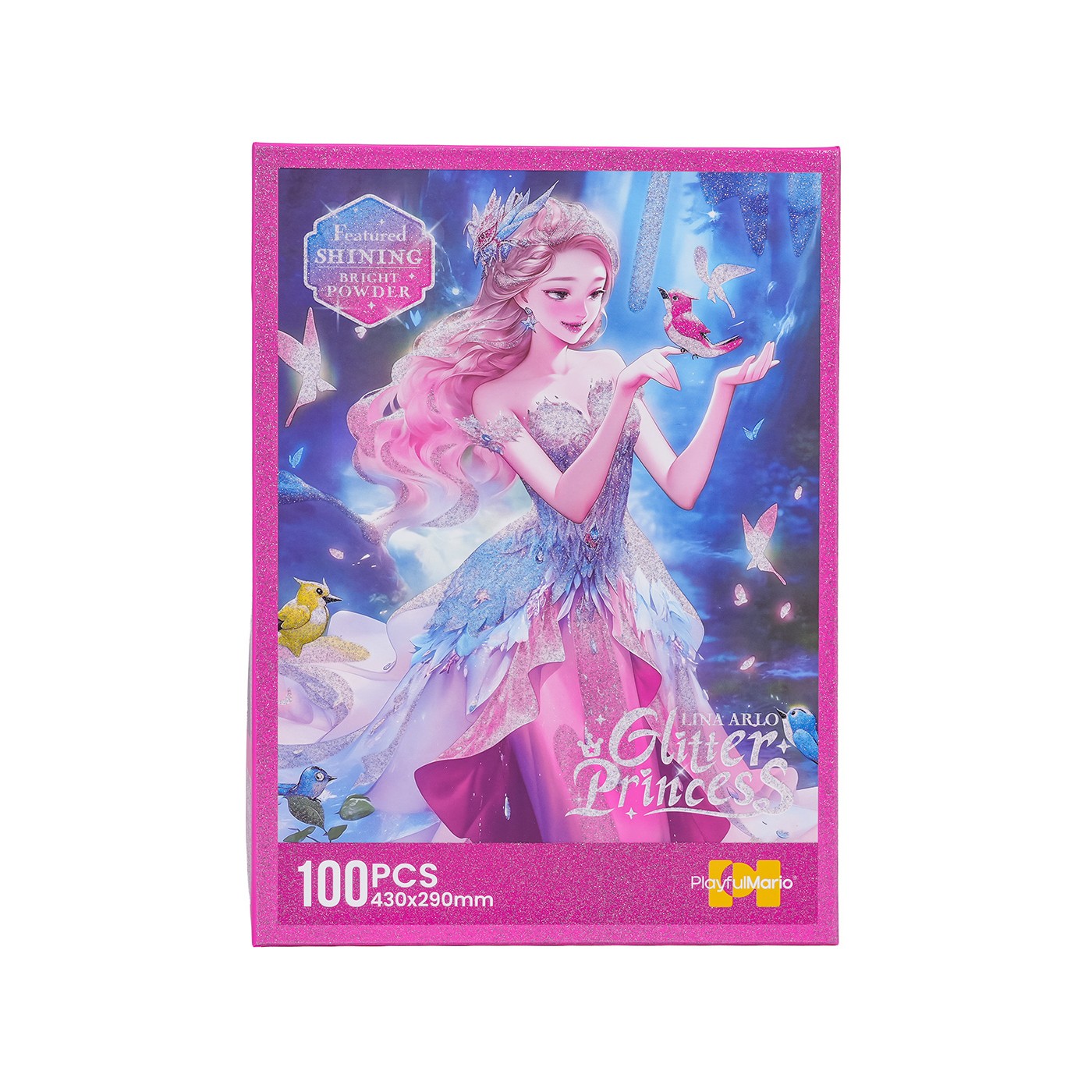 Sada puzzle 100ks. Princezna Pink