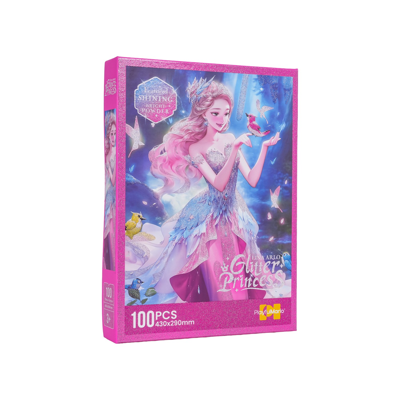 Sada puzzle 100ks. Princezna Pink