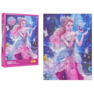 Sada puzzle 100ks. Princezna Pink