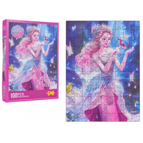 Sada puzzle 100ks. Princezna Pink