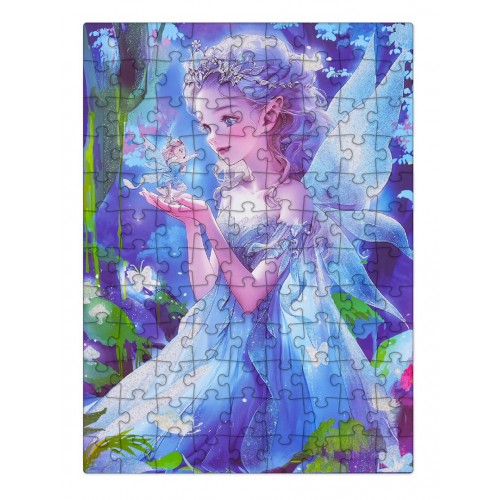 Sada puzzle 100ks. Princezna Modrá