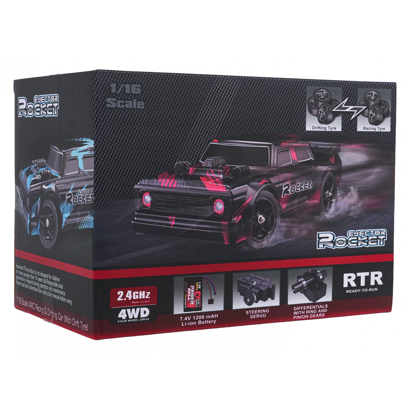 R/C Driftovací vozidlo ROCKET s pohonem 4x4