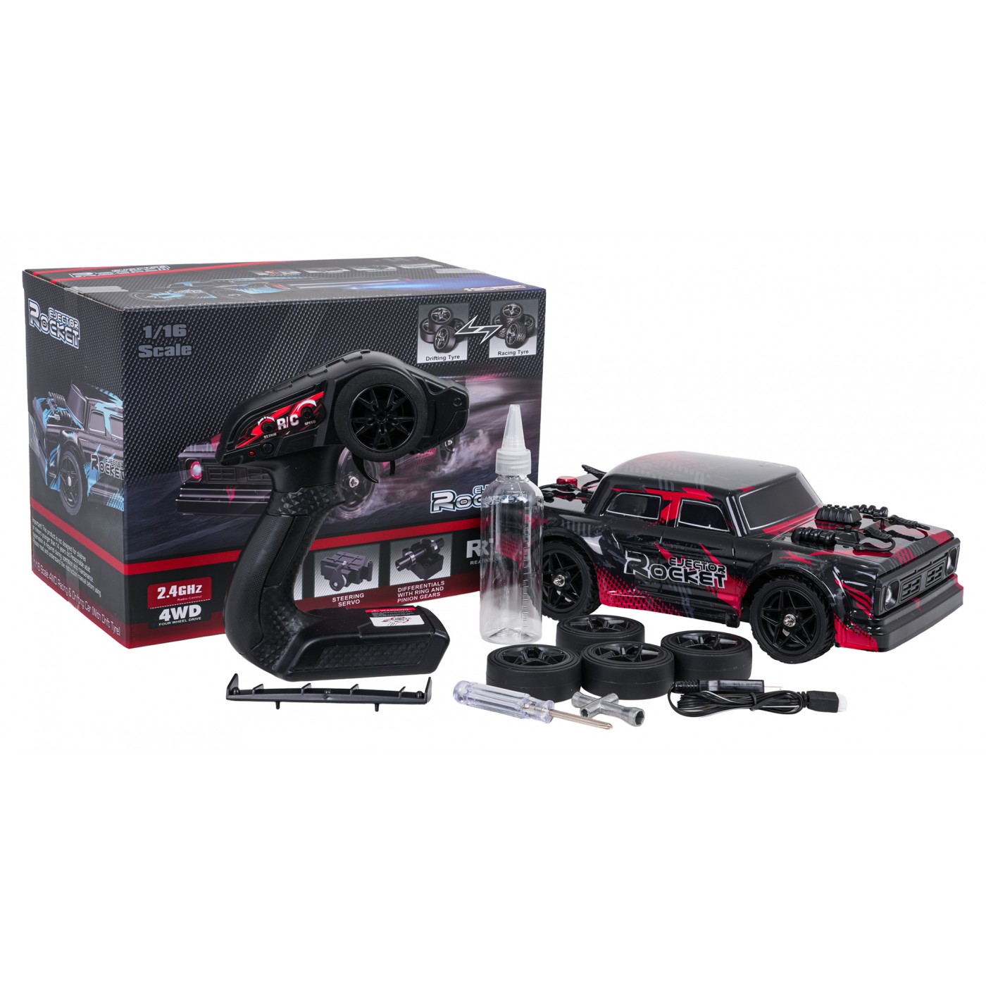 R/C Driftovací vozidlo ROCKET s pohonem 4x4