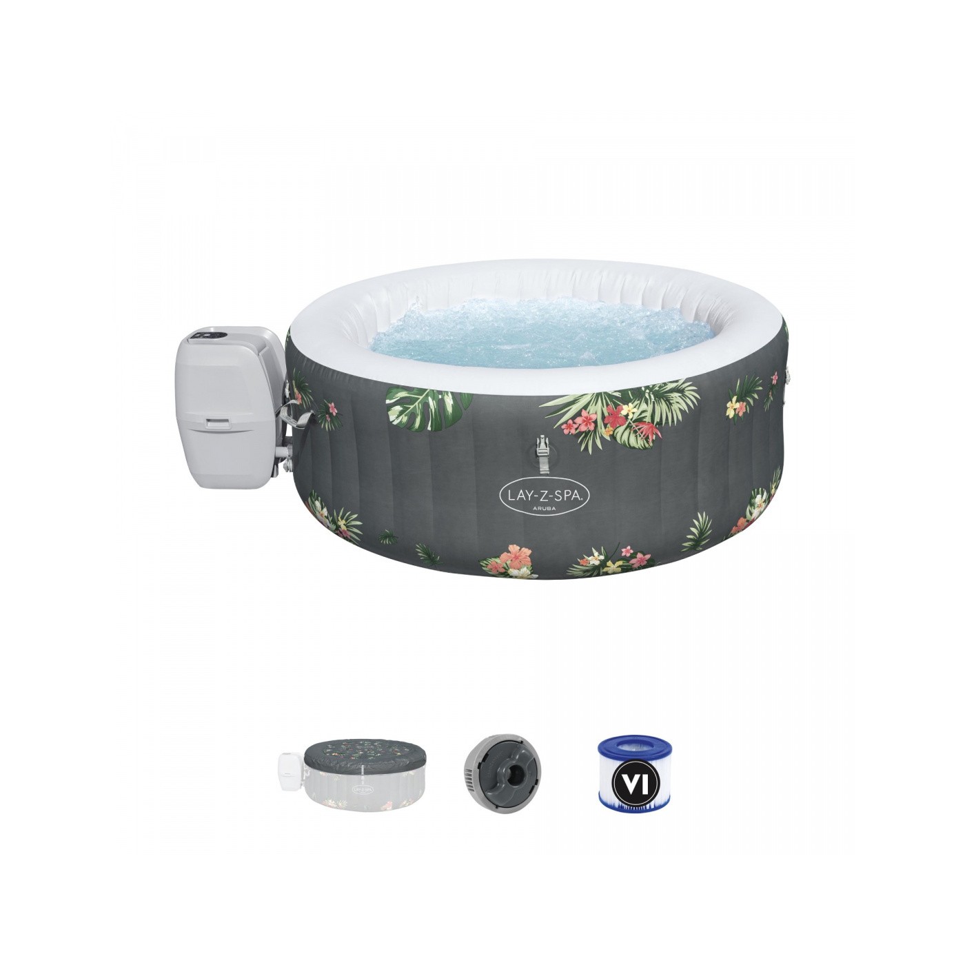 Aruba Lay-Z-Spa AirJet Home Spa BESTWAY 3místný kryt filtru čerpadla