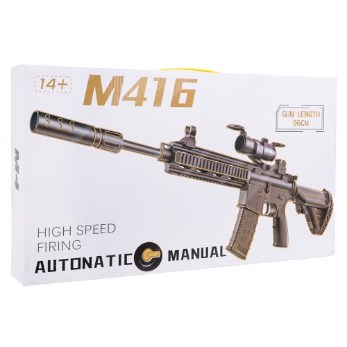 Vodní diabolková puška M416 + příslušenství