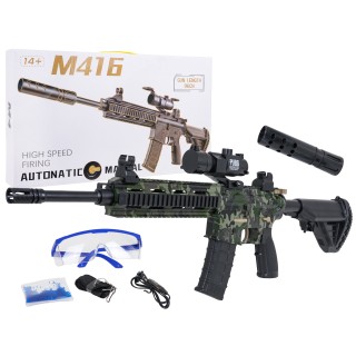 Vodní diabolková puška M416 + příslušenství