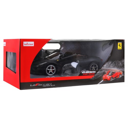 Ferrari LaFerrari Aperta černá RASTAR model 1:14 Dálkové ovládání auta + 2,4 GHz dálkové ovládání
