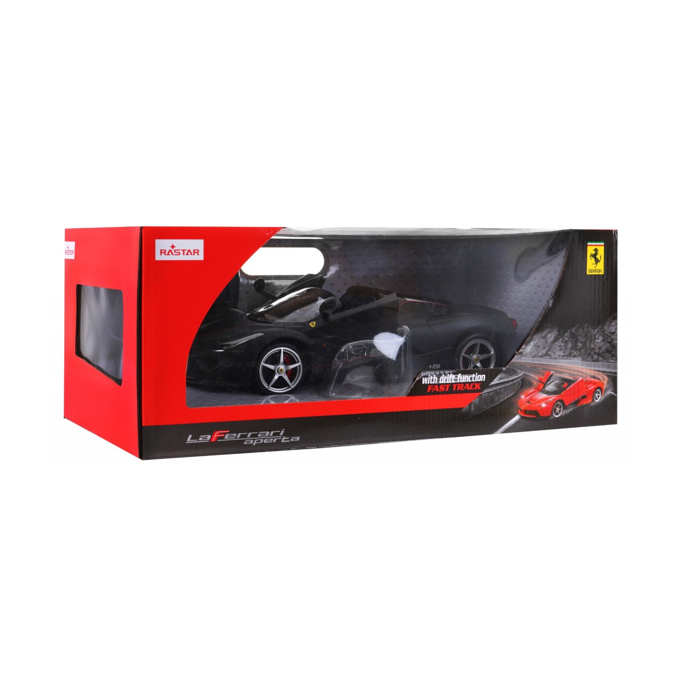 Ferrari LaFerrari Aperta černá RASTAR model 1:14 Dálkové ovládání auta + 2,4 GHz dálkové ovládání