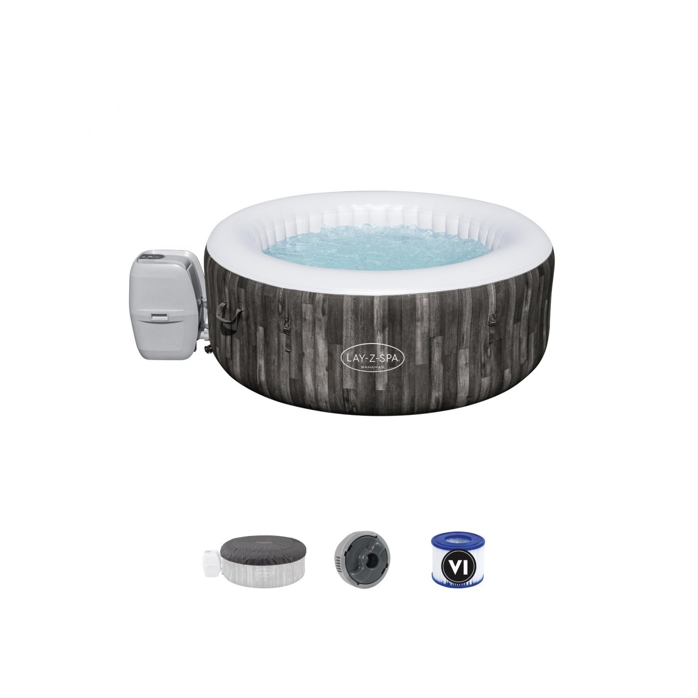 Bahamas Lay-Z-Spa Garden Spa BESTWAY 4místný kryt čerpadla Filtr
