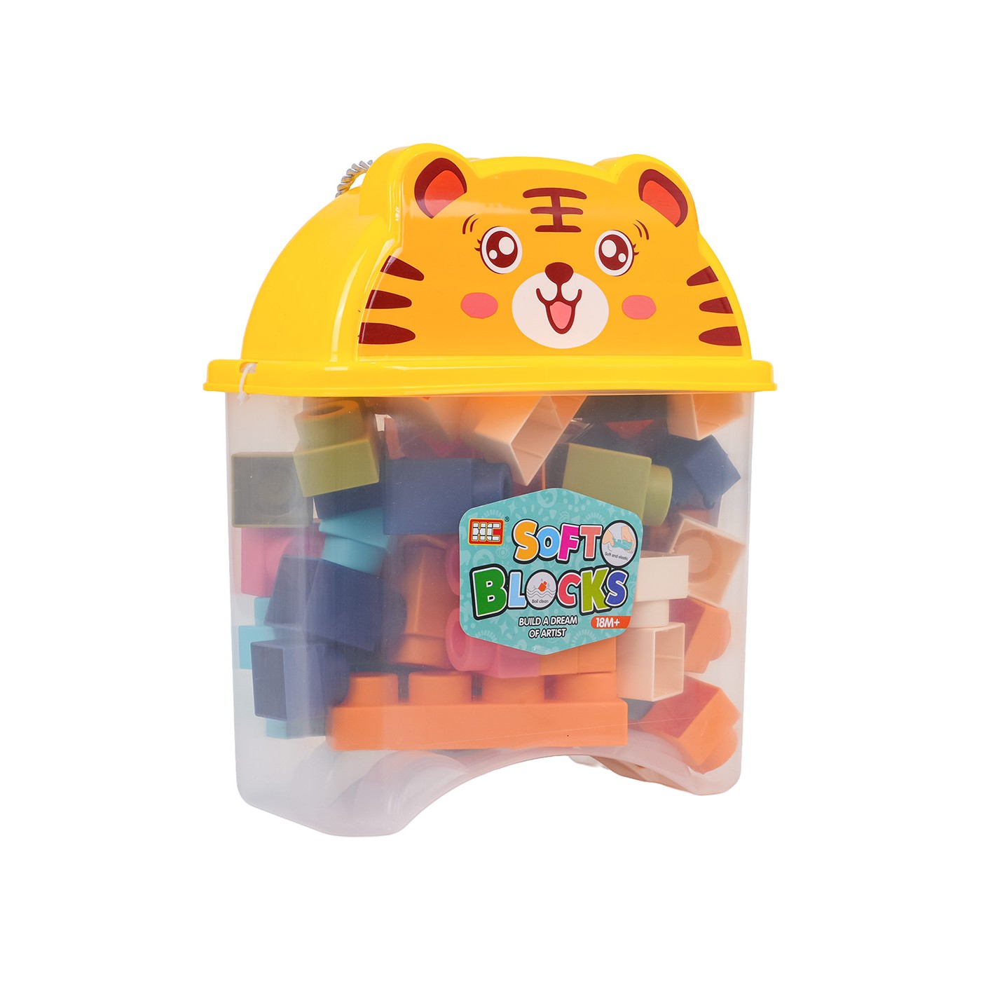 Sada měkkých bloků 44 dílů. + Balení Tigger