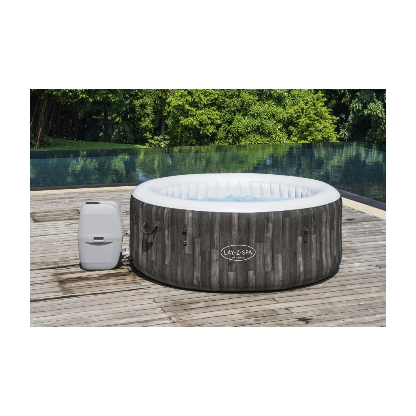 Bahamas Lay-Z-Spa Garden Spa BESTWAY 4místný kryt čerpadla Filtr