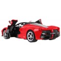 Ferrari LaFerrari Aperta červená RASTAR model 1:14 Dálkové ovládání auta + 2,4 GHz dálkové ovládání