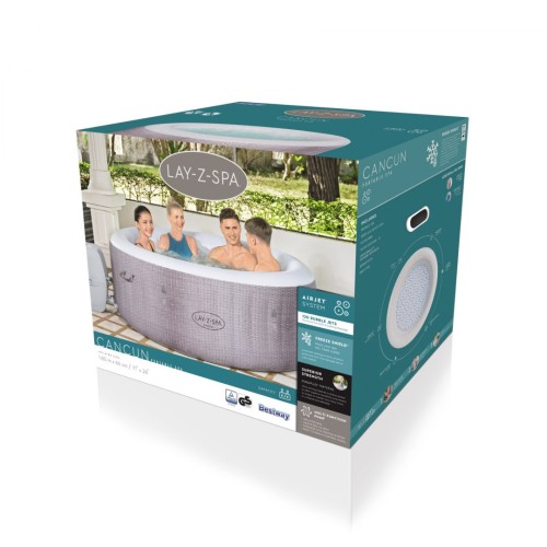 Cancun Lay-Z-Spa AirJet Spa Garden BESTWAY 4místný kryt filtru čerpadla