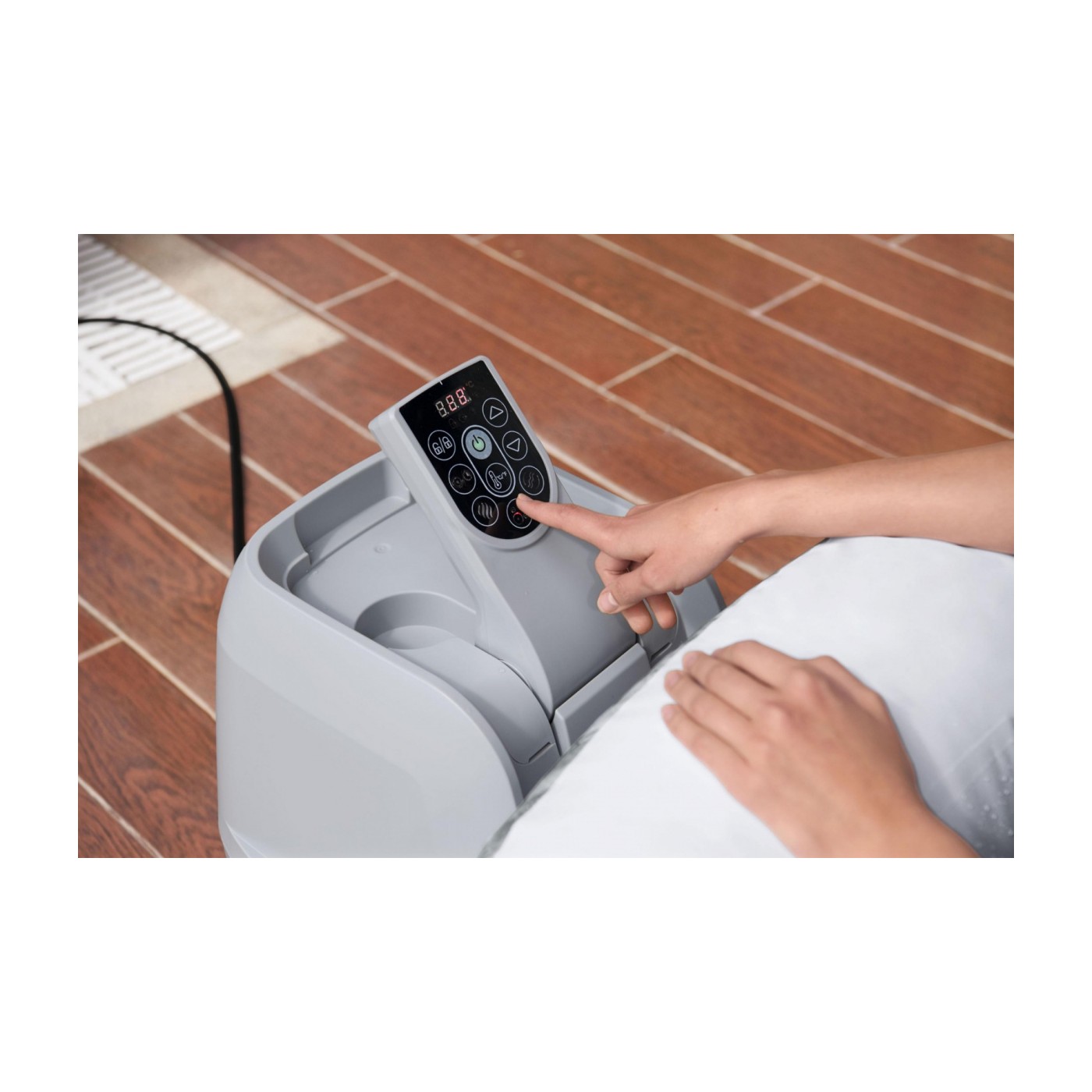 Fidži Lay-Z-Spa Home Spa BESTWAY 4místný filtr čerpadla ChemConnect