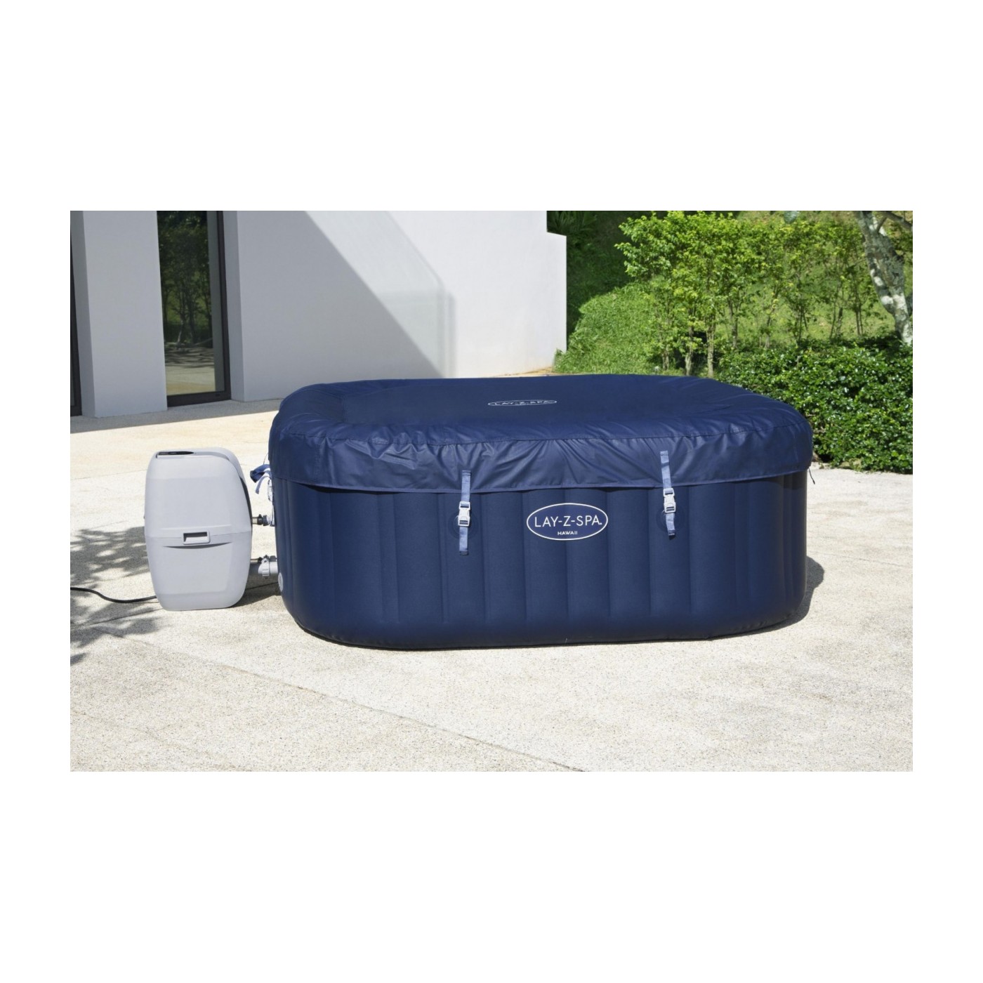 Hawaii Lay-Z-Spa AirJet Spa Garden BESTWAY 6místný kryt filtru ChemConnect