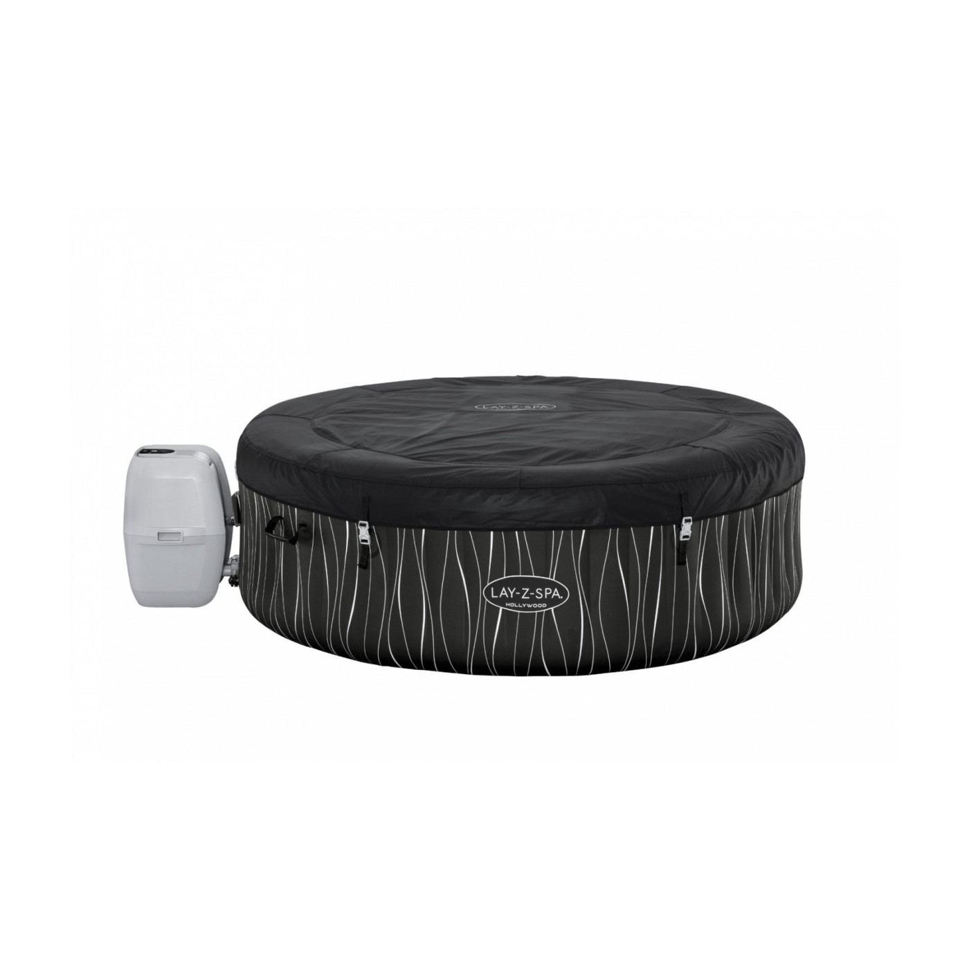 Hollywood Lay-Z-Spa AirJet Home Spa BESTWAY 6místný + LED + 4 polštáře