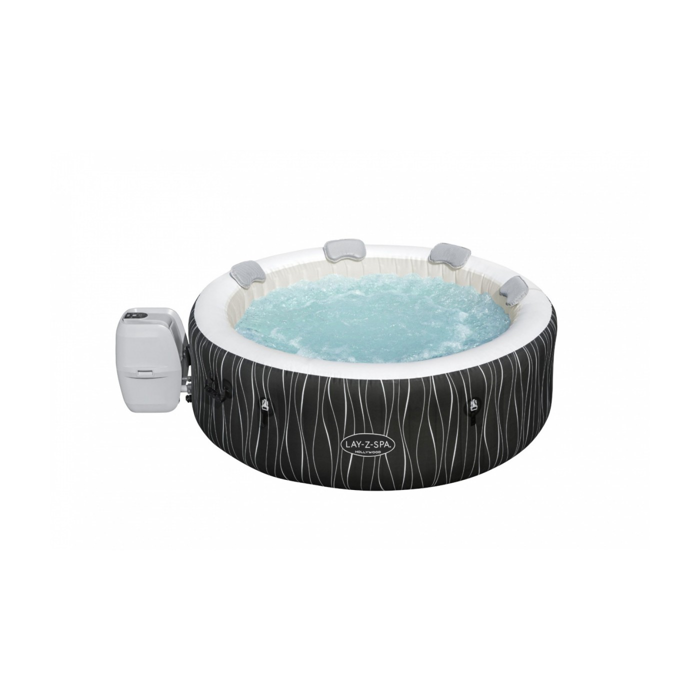 Hollywood Lay-Z-Spa AirJet Home Spa BESTWAY 6místný + LED + 4 polštáře