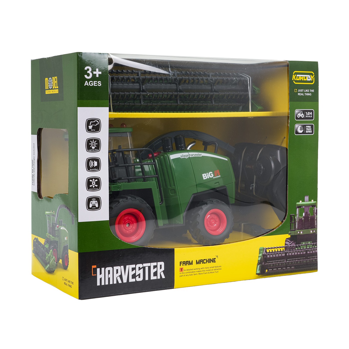 Zelený kombajn R/C
