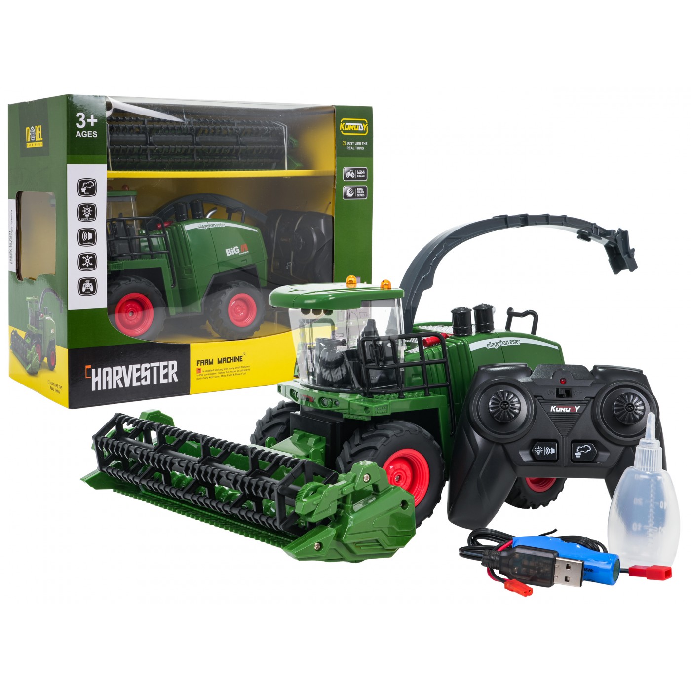 Zelený kombajn R/C