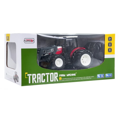 Dálkově ovládaný traktor s buldozerem