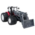Dálkově ovládaný traktor s buldozerem