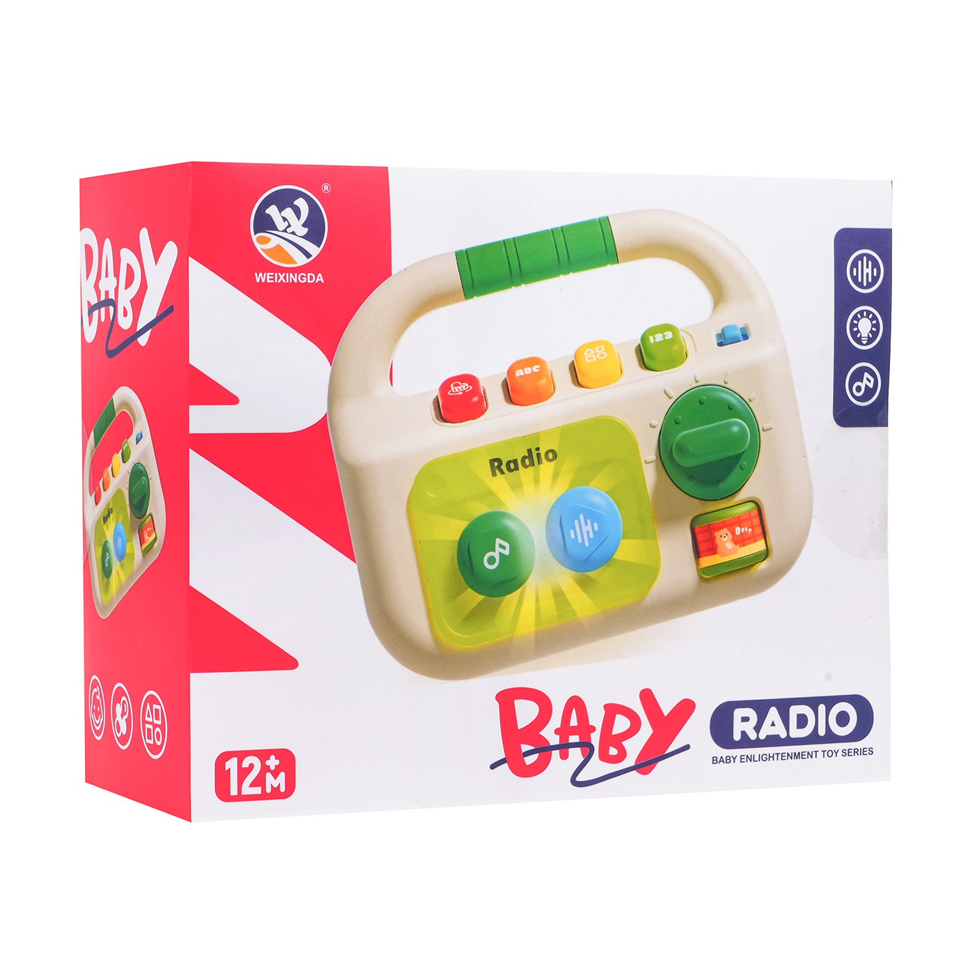 Multifunkční rádio se zvuky pro nejmenší