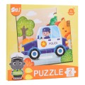 Magnetické puzzle Vozítka + Brožura
