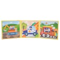 Magnetické puzzle Vozítka + Brožura