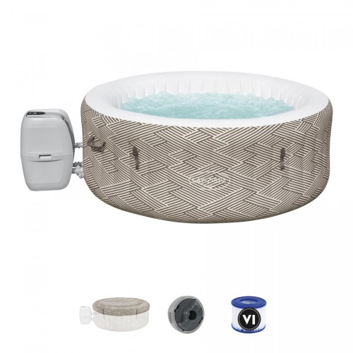 Madrid Lay-Z-Spa Jacuzzi pro zahradu BESTWAY 4-lůžkový + čerpadlo s filtrem + kryt