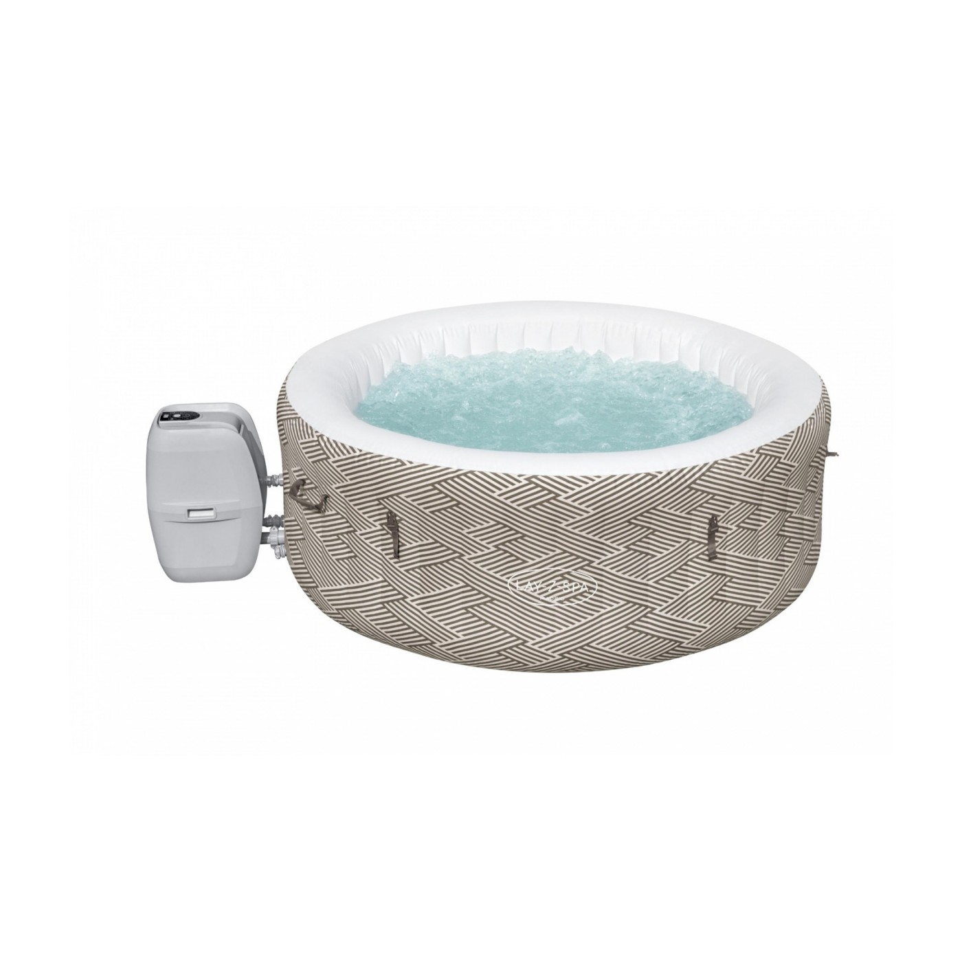 Madrid Lay-Z-Spa Jacuzzi pro zahradu BESTWAY 4-lůžkový + čerpadlo s filtrem + kryt