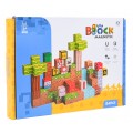 Sada magnetických kostek, bloků, 84 dílů.