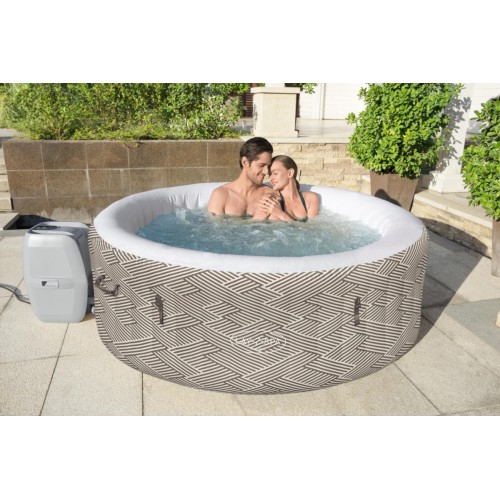 Madrid Lay-Z-Spa Jacuzzi pro zahradu BESTWAY 4-lůžkový + čerpadlo s filtrem + kryt