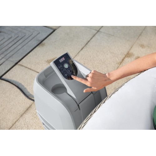 Madrid Lay-Z-Spa Jacuzzi pro zahradu BESTWAY 4-lůžkový + čerpadlo s filtrem + kryt