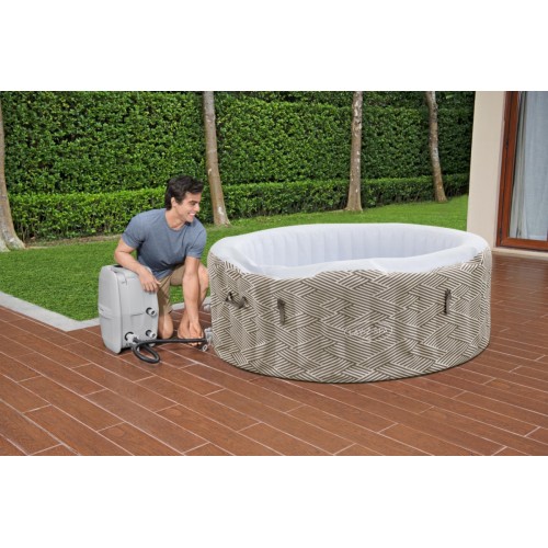 Madrid Lay-Z-Spa Jacuzzi pro zahradu BESTWAY 4-lůžkový + čerpadlo s filtrem + kryt