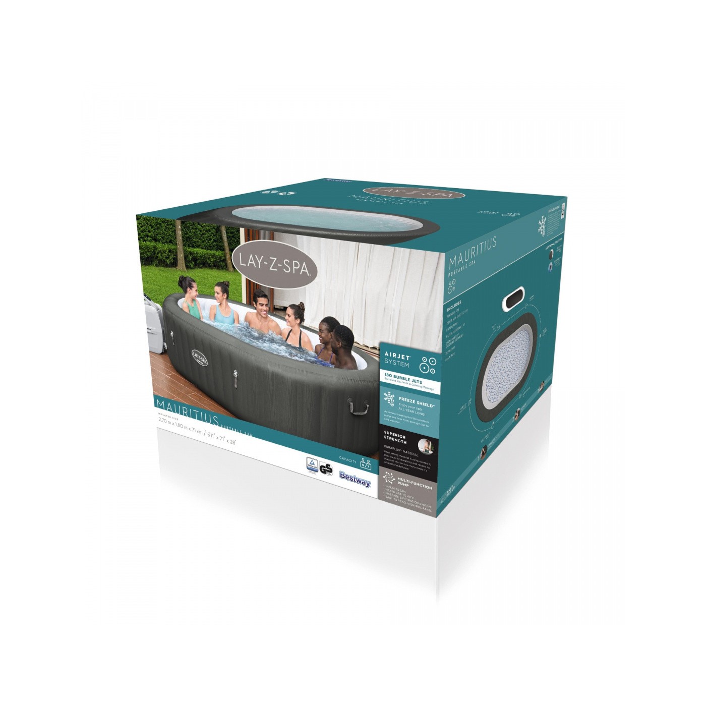 Lay-Z-Spa Mauritius Jacuzzi BESTWAY
