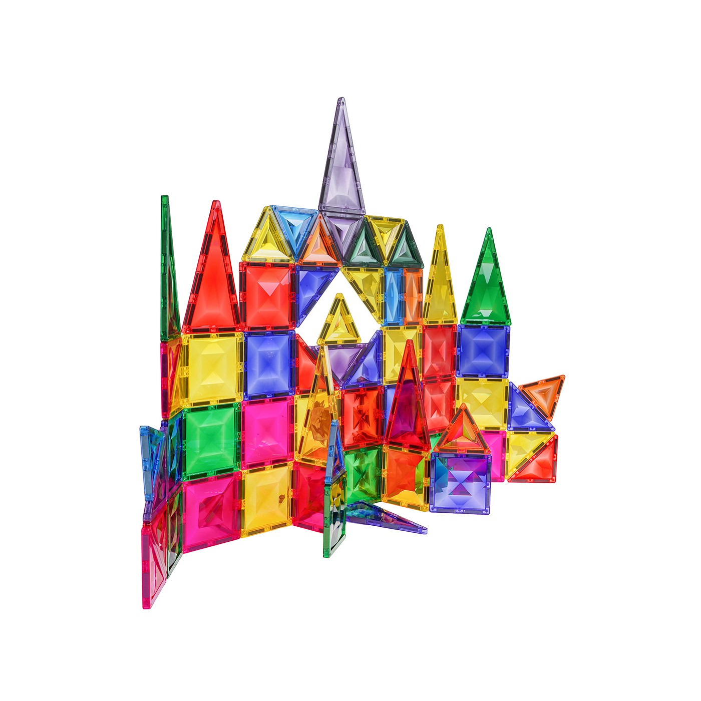 Sada 3D magnetických bloků 67 dílků.