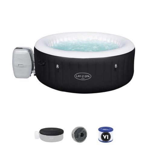 Miami Lay-Z-Spa Nafukovací Spa BESTWAY 4místný panelový filtr čerpadla