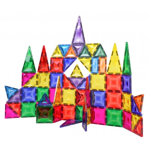 Sada 3D magnetických bloků 67 dílků.