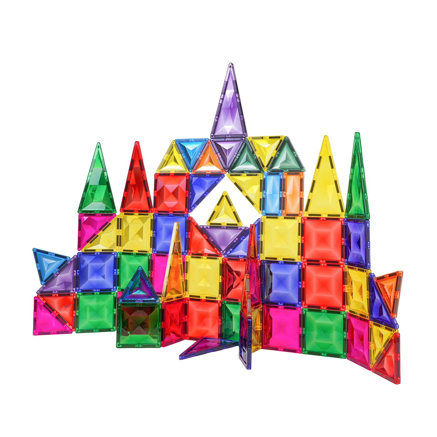 Sada 3D magnetických bloků 67 dílků.