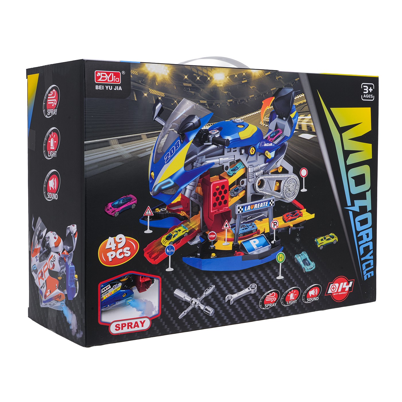 Malý mechanik sada dílna motocykl